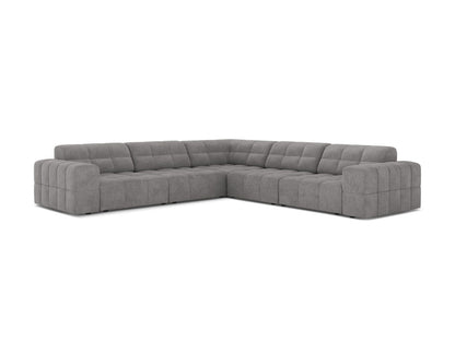 Chicago Symmetrical Corner Sofa, 4 Seats, 285x285 cm — Light Grey