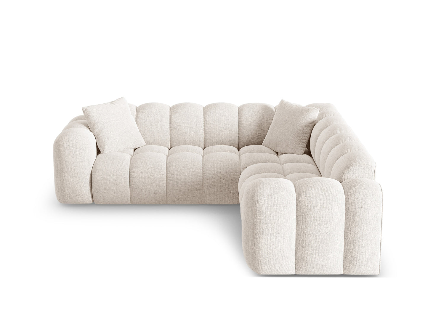 Treno Symmetrical Corner Sofa, 3 Seats, 240x240 cm — Light Beige