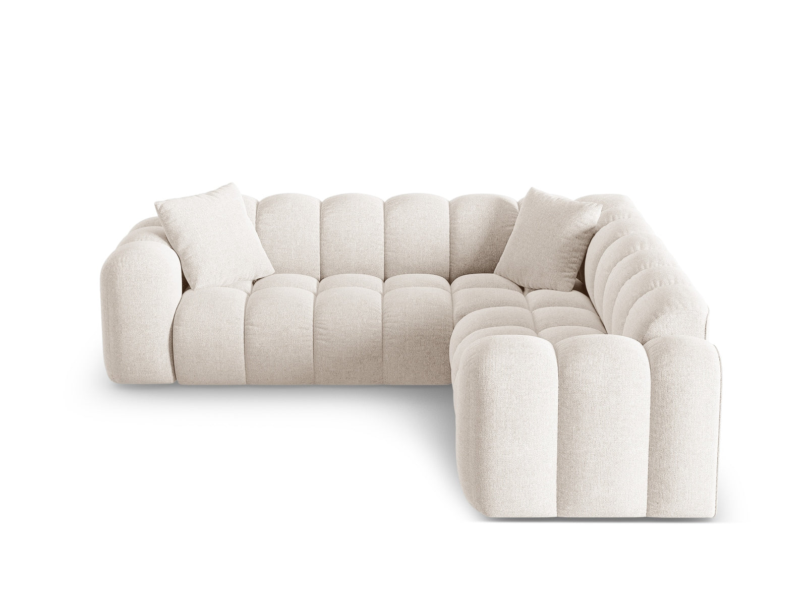 Treno Symmetrical Corner Sofa, 3 Seats, 240x240 cm — Light Beige