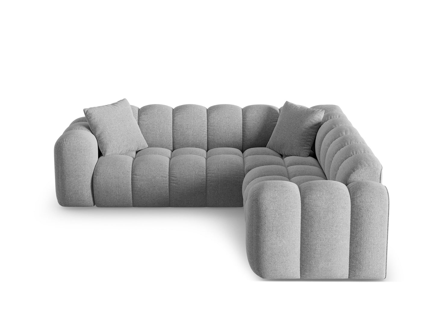 Treno Symmetrical Corner Sofa, 3 Seats, 240x240 cm — Light Grey