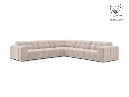 Chicago Symmetrical Corner Sofa, 4 Seats, 285x285 cm — Light Beige