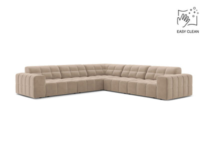 Chicago Symmetrical Corner Sofa, 4 Seats, 285x285 cm — Beige