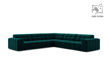 Chicago Symmetrical Corner Sofa, 4 Seats, 285x285 cm — Deep Petrol
