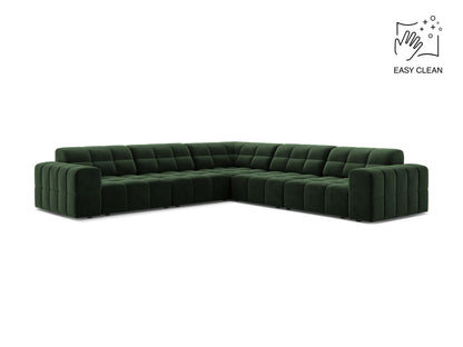 Chicago Symmetrical Corner Sofa, 4 Seats, 285x285 cm — Bottle Green