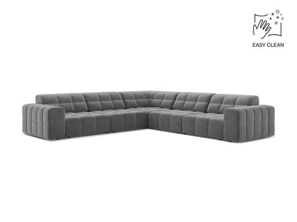 Chicago Symmetrical Corner Sofa, 4 Seats, 285x285 cm — Light Grey