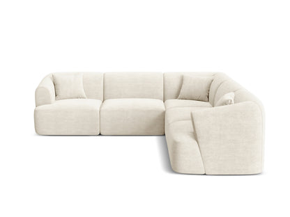 Campi Modular Symmetrical Corner Sofa, 6 Seats, 255x255 cm — Ivory