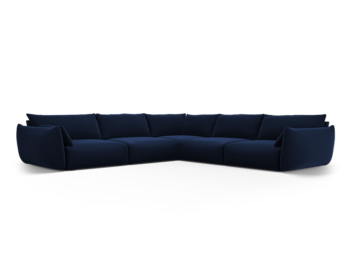 Matera Symmetrical Corner Sofa, 7 Seats, 286x286 cm — Royal Blue