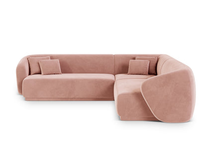 Gomera Symmetrical Corner Sofa, 5 Seats, 256x256 cm — Pink