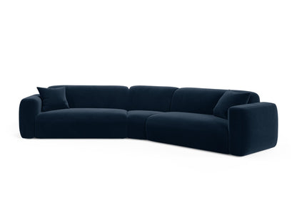 Strino Modular Symmetrical Corner Sofa, 3 Seats, 344x210 cm — Royal Blue
