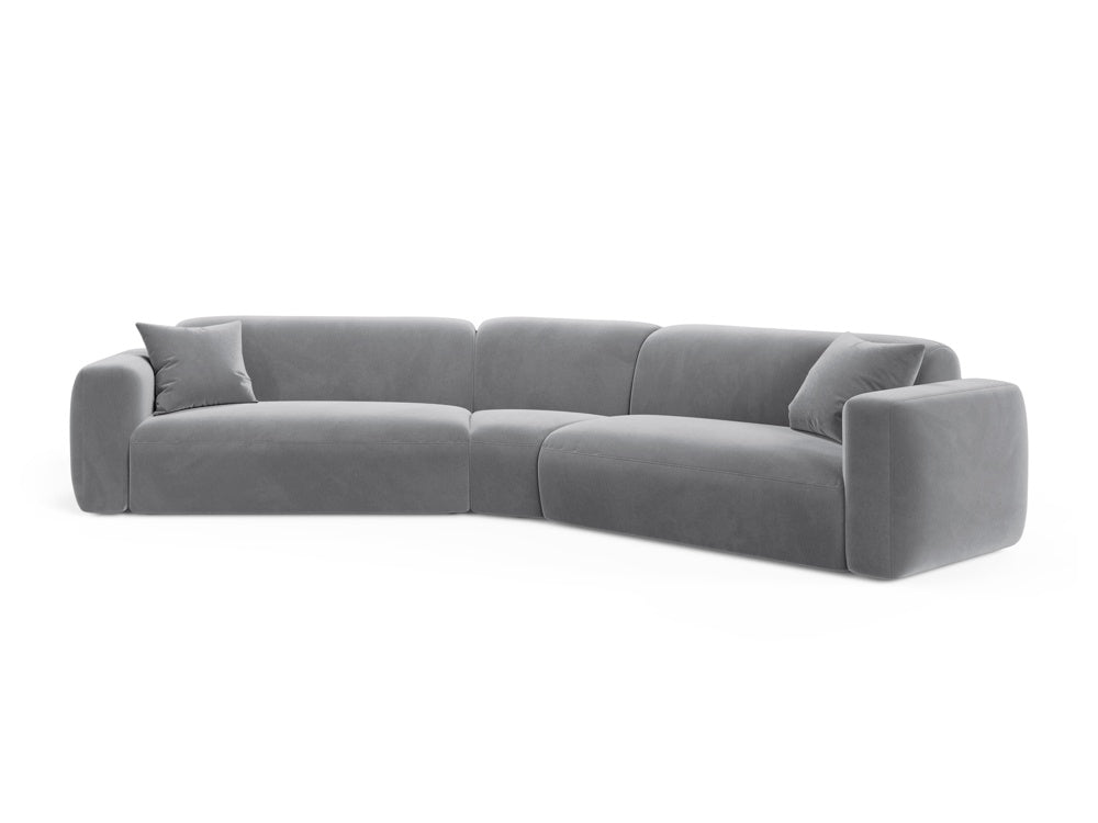 Strino Modular Symmetrical Corner Sofa, 3 Seats, 344x210 cm — Grey