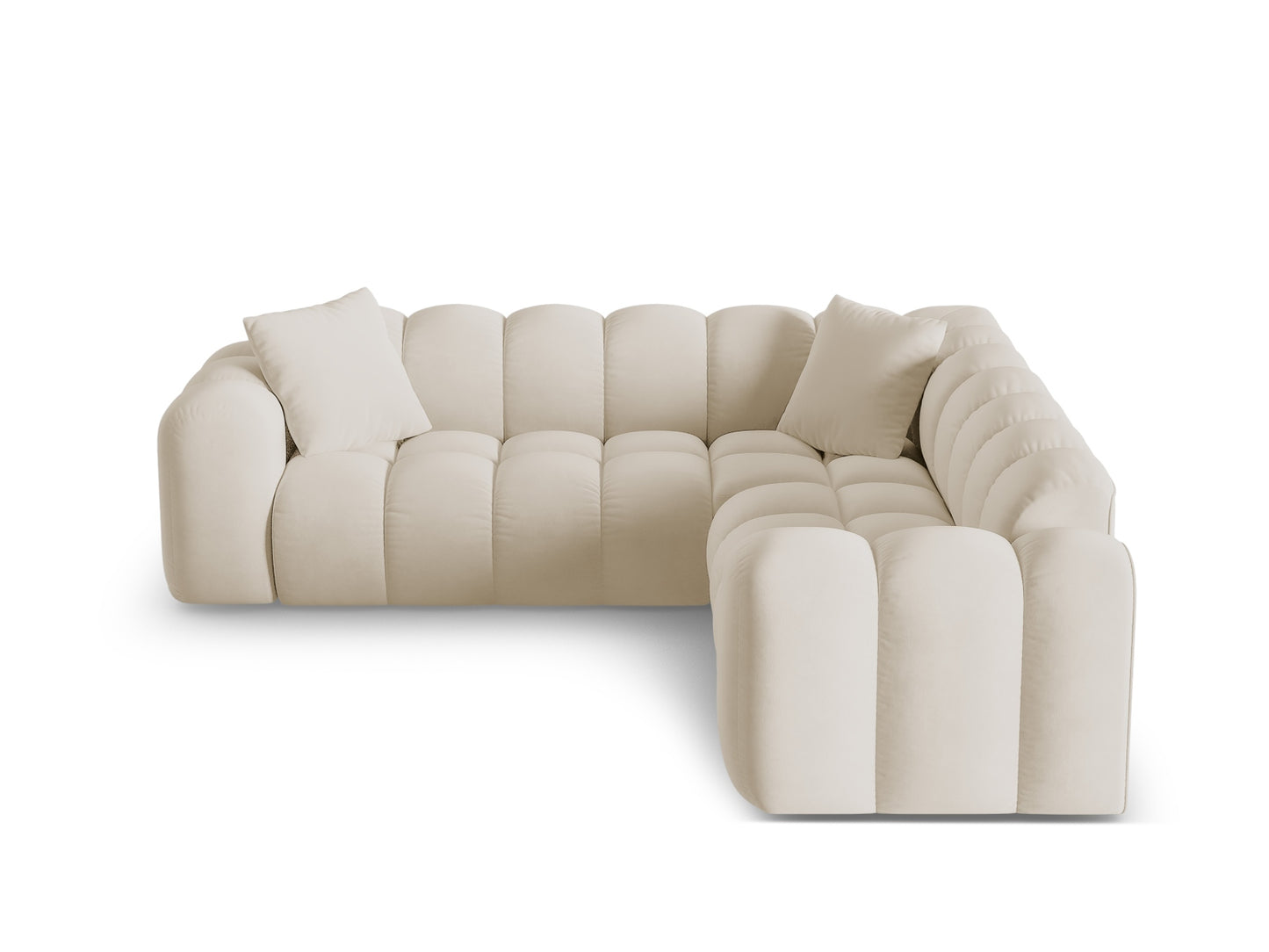 Treno Symmetrical Corner Sofa, 3 Seats, 240x240 cm — Dark Beige