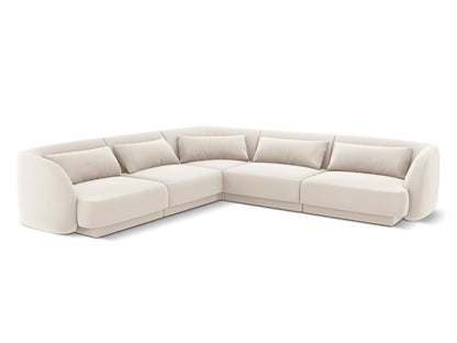 Tulum Reversible Corner Sofa, 5 Seats, 255x255 cm — Light Beige