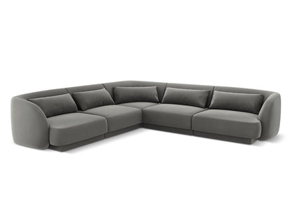 Tulum Reversible Corner Sofa, 5 Seats, 255x255 cm — Light Grey