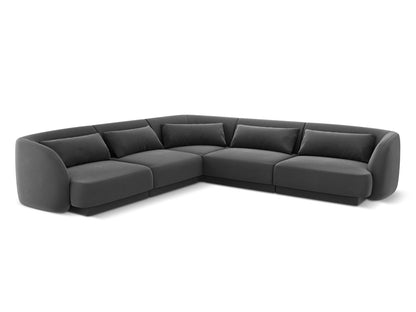 Tulum Reversible Corner Sofa, 5 Seats, 255x255 cm — Grey