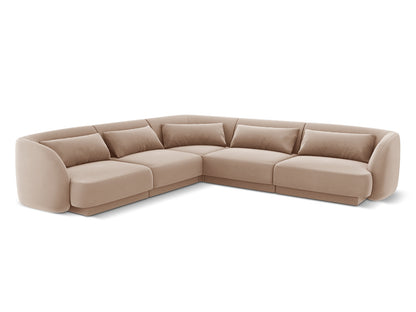 Tulum Reversible Corner Sofa, 5 Seats, 255x255 cm — Beige