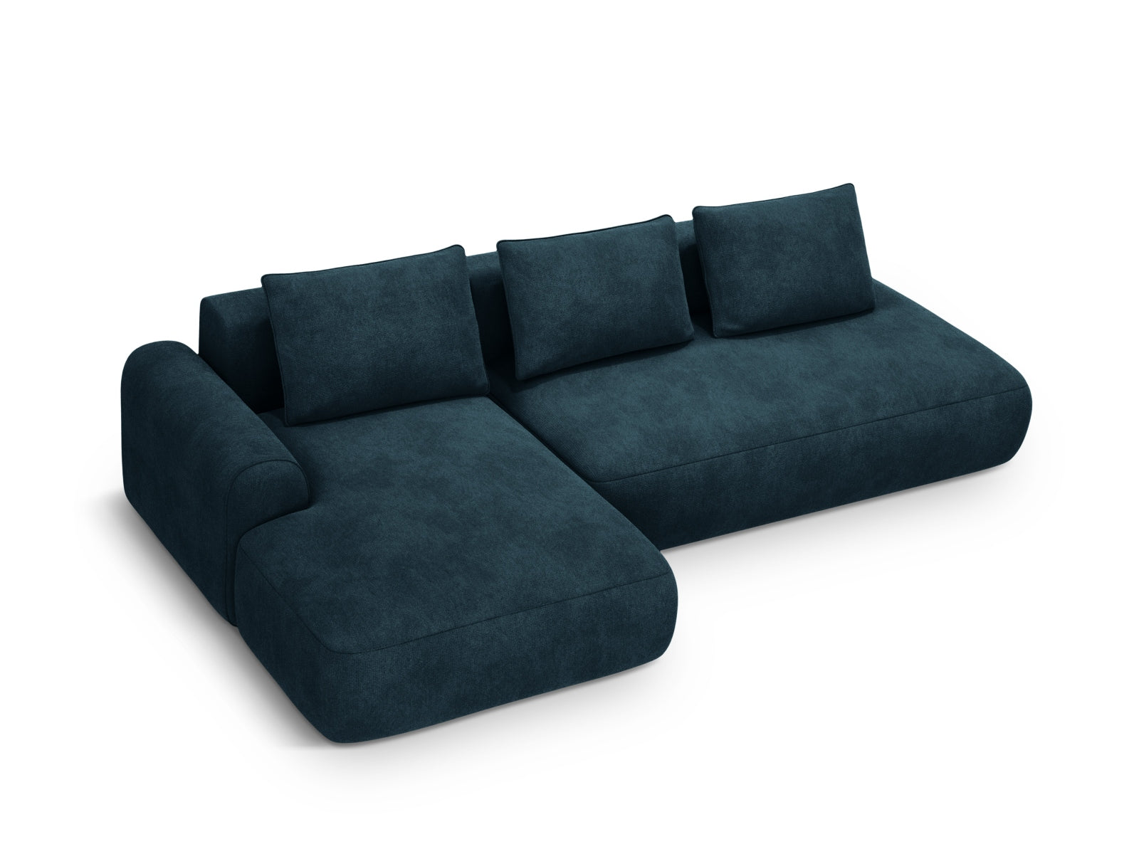 Calma Corner Sofa With Bed Function And Box, 5 Seats, 275x142 cm — Deep Petrol / Left
