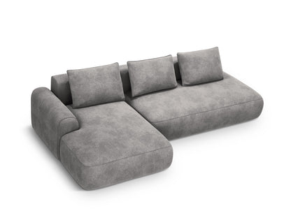 Calma Corner Sofa With Bed Function And Box, 5 Seats, 275x142 cm — Grey / Left