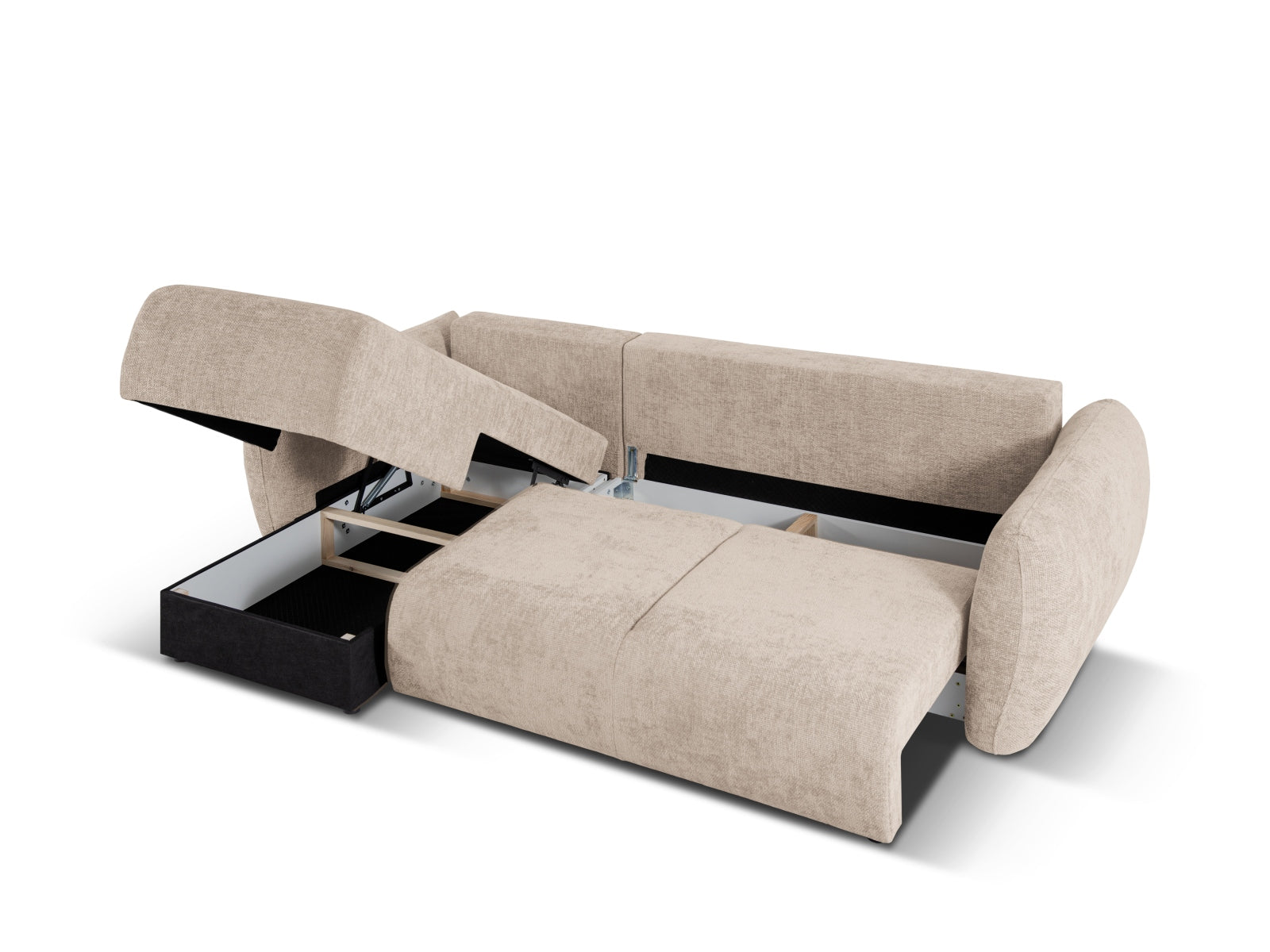 Matera Corner Sofa With Bed Function And Box, 4 Seats, 253x173 cm