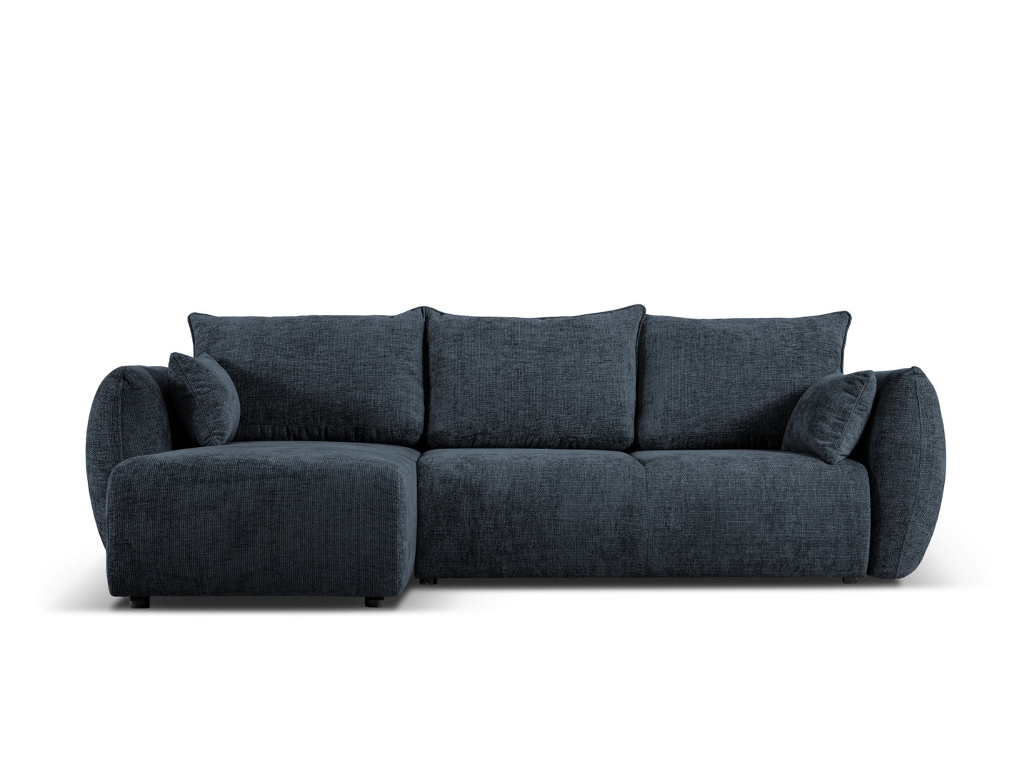 Matera Corner Sofa With Bed Function And Box, 4 Seats, 253x173 cm — Royal Blue / Left