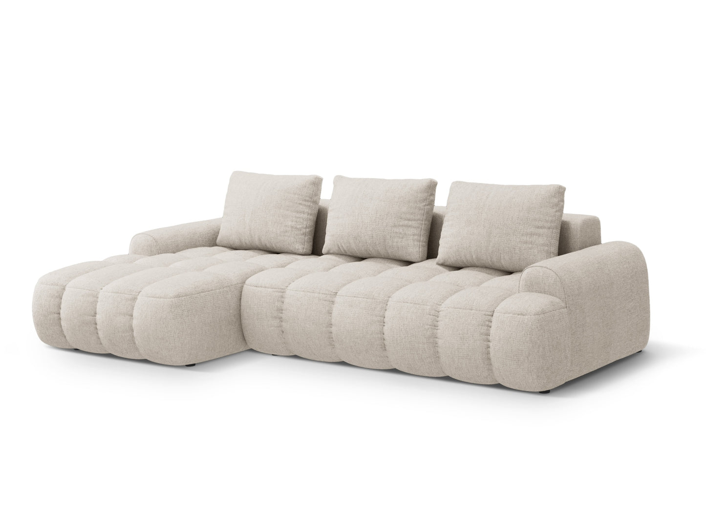 Linz Corner Sofa With Bed Function And Box, 3 Seats, 275x142 cm