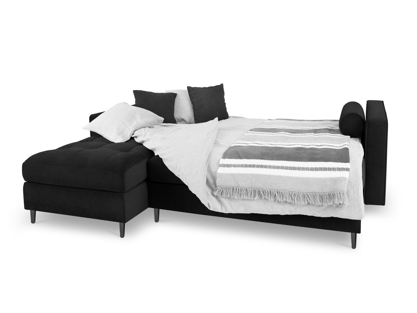 Aspen Corner Sofa With Bed Function And Box, 5 Seats, 240x175 cm