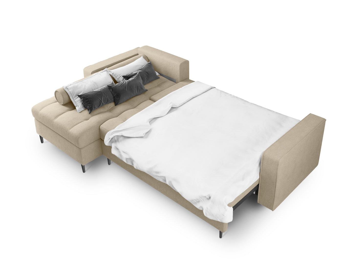 Aspen Corner Sofa With Bed Function And Box, 5 Seats, 240x175 cm