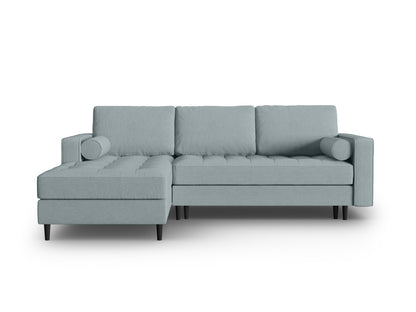 Aspen Corner Sofa With Bed Function And Box, 5 Seats, 240x175 cm — Blue / Left