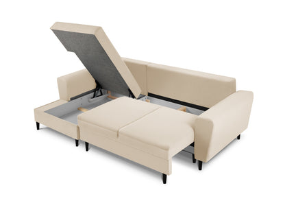 Kyoto Corner Sofa With Bed Function And Box, 4 Seats, 241x145 cm