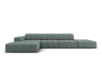 Chicago Corner Sofa, 5 Seats, 348x167 cm — Petrol / Left