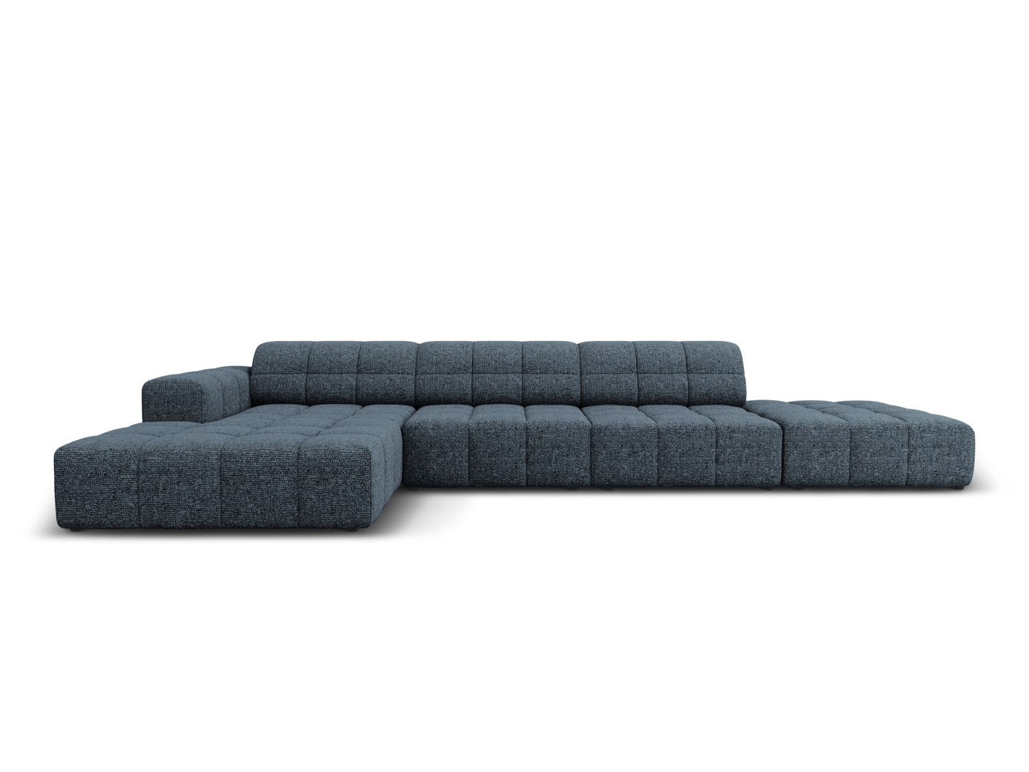 Chicago Corner Sofa, 5 Seats, 348x167 cm — Royal Blue / Left