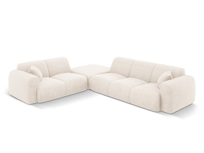 Nolio Corner Sofa, 4 Seats, 315x250 cm — Light Beige / Left