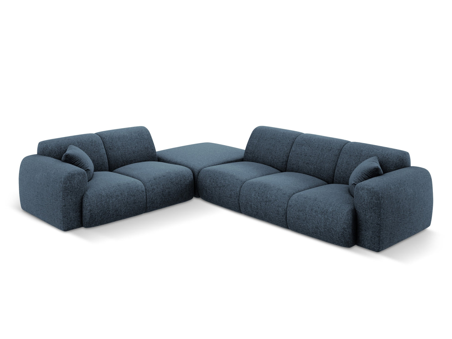 Nolio Corner Sofa, 4 Seats, 315x250 cm — Royal Blue / Left