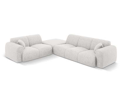 Nolio Corner Sofa, 4 Seats, 315x250 cm — Light Grey / Left