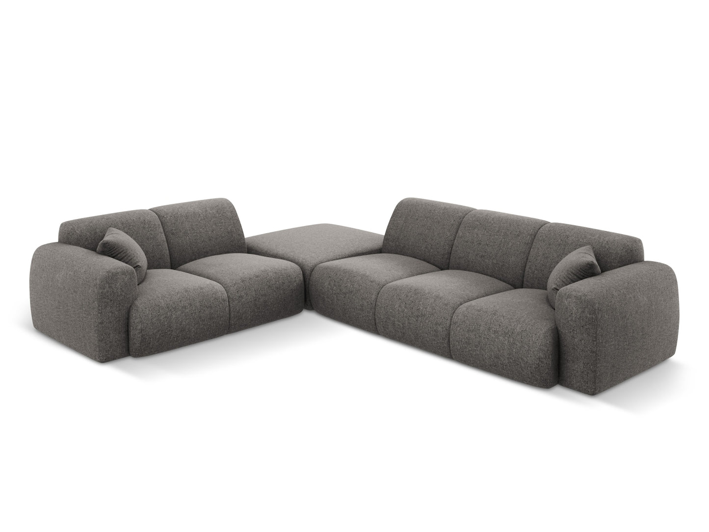Nolio Corner Sofa, 4 Seats, 315x250 cm — Grey / Left