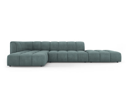 Moritz Modular Corner Sofa, 5 Seats, 323x160 cm — Sea Green / Left