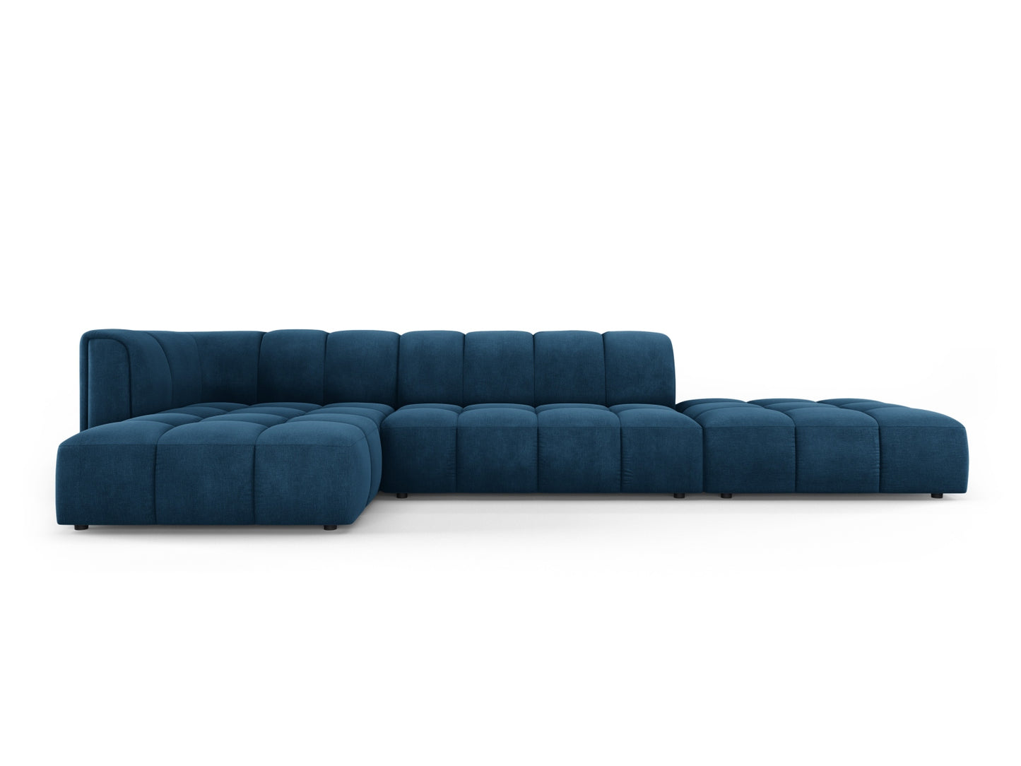 Moritz Modular Corner Sofa, 5 Seats, 323x160 cm — Royal Blue / Left