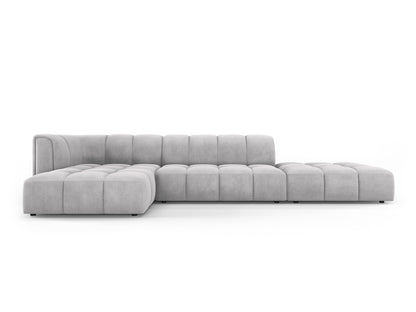 Moritz Modular Corner Sofa, 5 Seats, 323x160 cm — Light Grey / Left