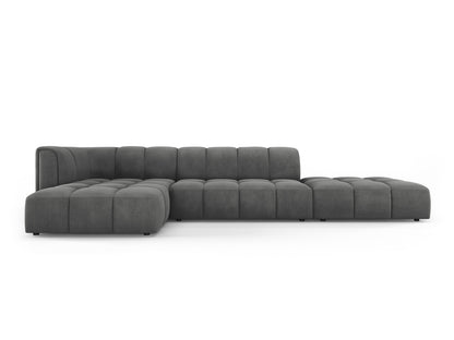 Moritz Modular Corner Sofa, 5 Seats, 323x160 cm — Dark Grey / Left