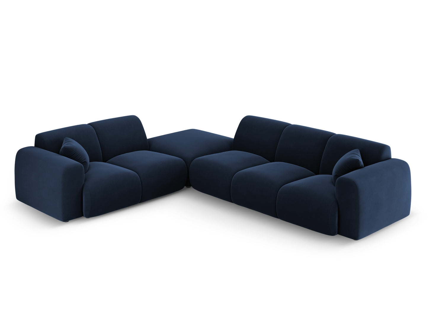 Nolio Corner Sofa, 4 Seats, 315x250 cm — Royal Blue / Left