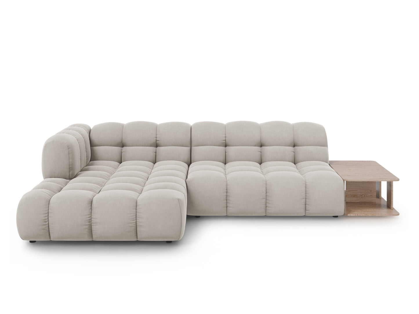 Sky Modular Corner Sofa, 4 Seats, 297x162 cm — Light Beige / Left