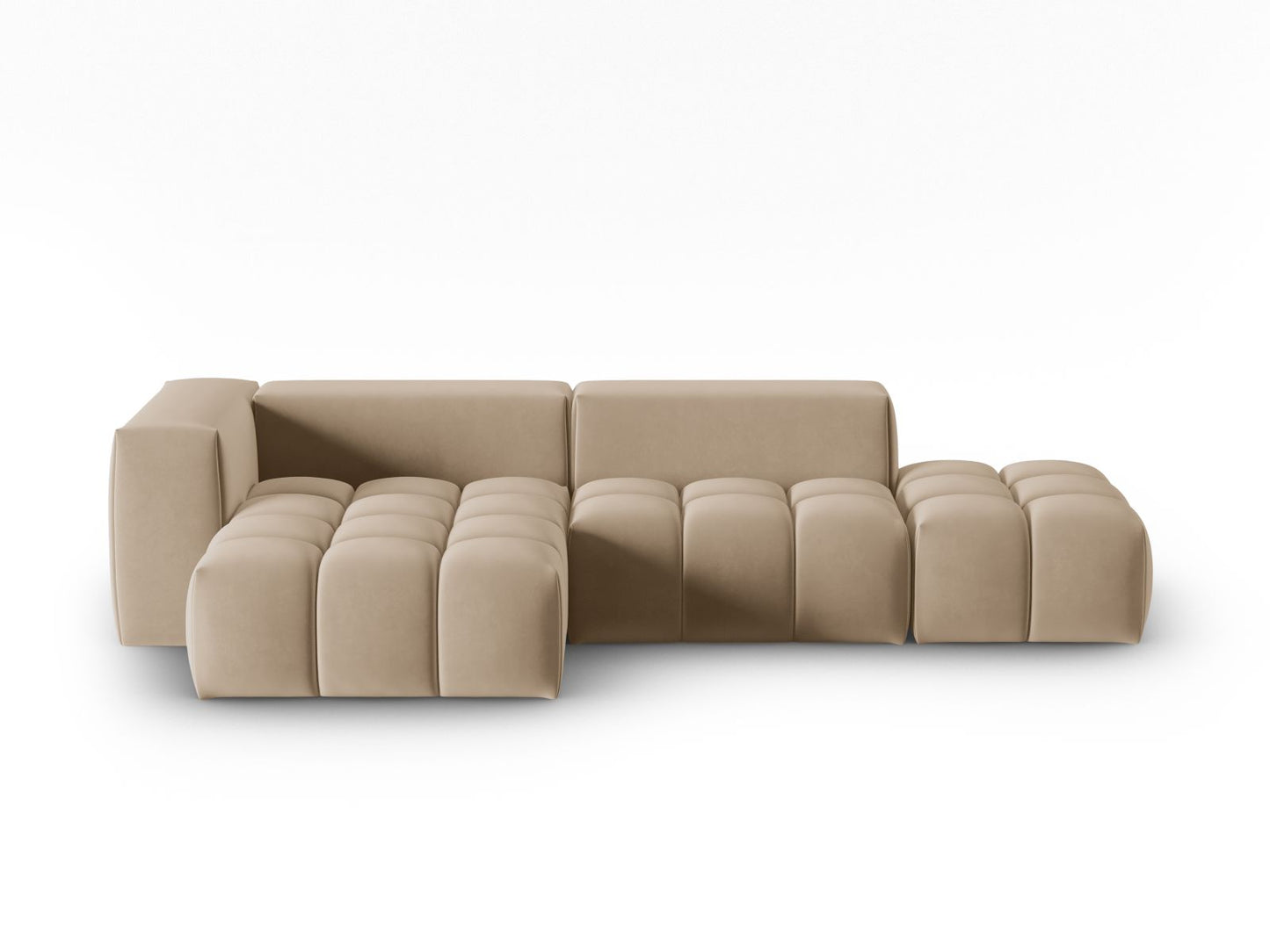 Verona Modular Corner Sofa, 4 Seats, 265x145 cm — Sand / Left