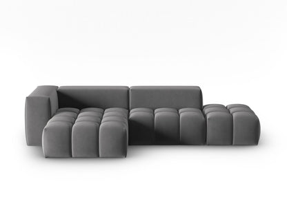 Verona Modular Corner Sofa, 4 Seats, 265x145 cm — Warm grey / Left