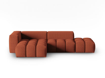 Verona Modular Corner Sofa, 4 Seats, 265x145 cm — Coral / Left