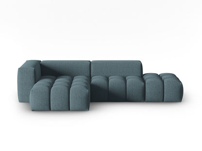 Verona Modular Corner Sofa, 4 Seats, 265x145 cm — Light Blue / Left