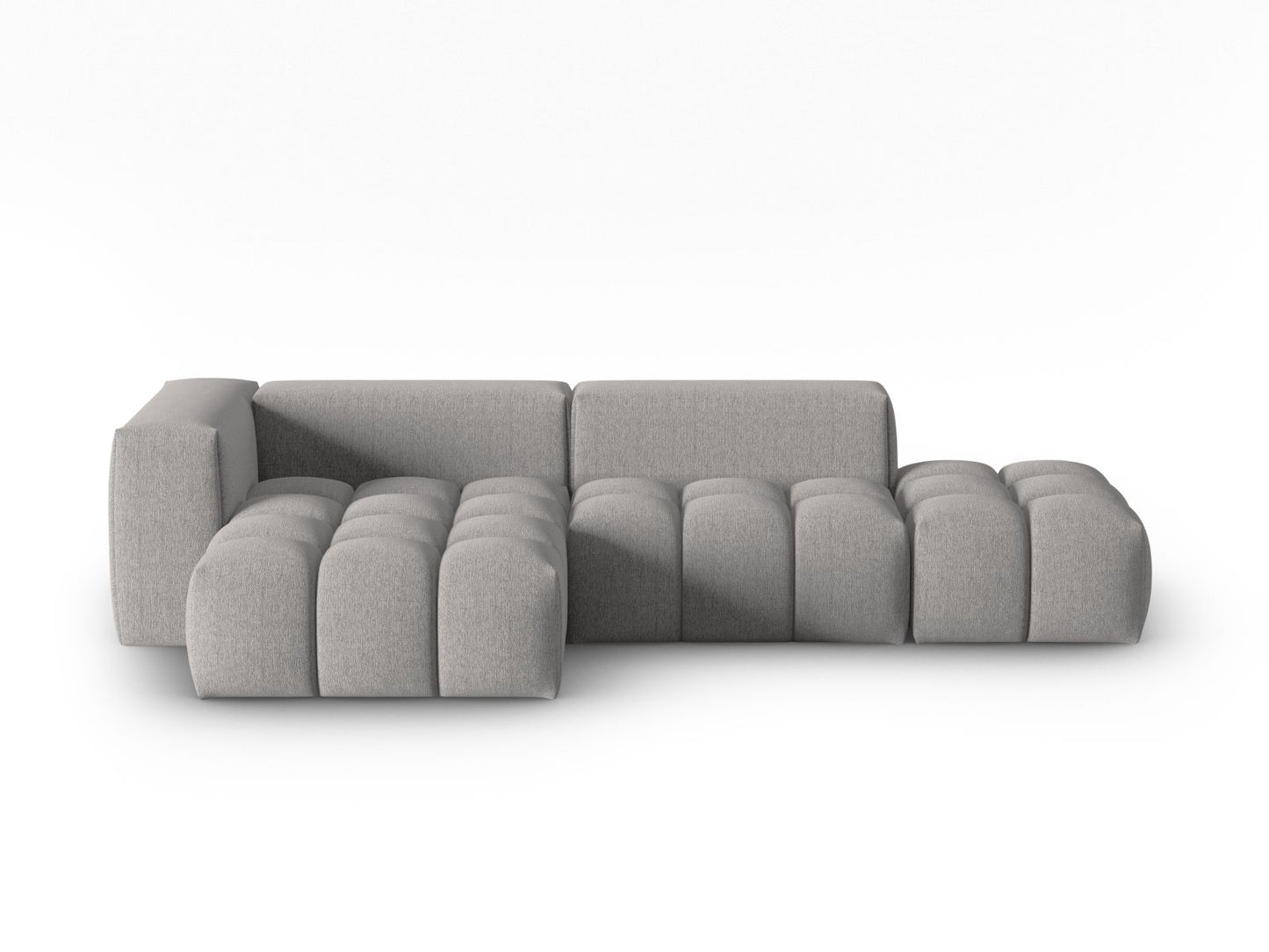 Verona Modular Corner Sofa, 4 Seats, 265x145 cm — Warm grey / Left