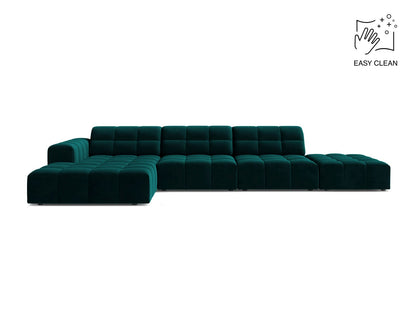 Chicago Corner Sofa, 5 Seats, 348x167 cm — Deep Petrol / Left