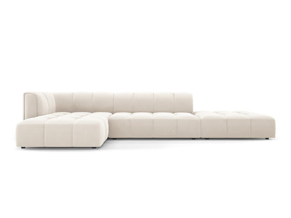 Moritz Modular Corner Sofa, 5 Seats, 323x160 cm — Light Beige / Left