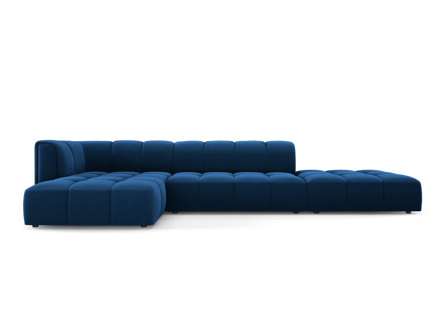 Moritz Modular Corner Sofa, 5 Seats, 323x160 cm — Royal Blue / Left