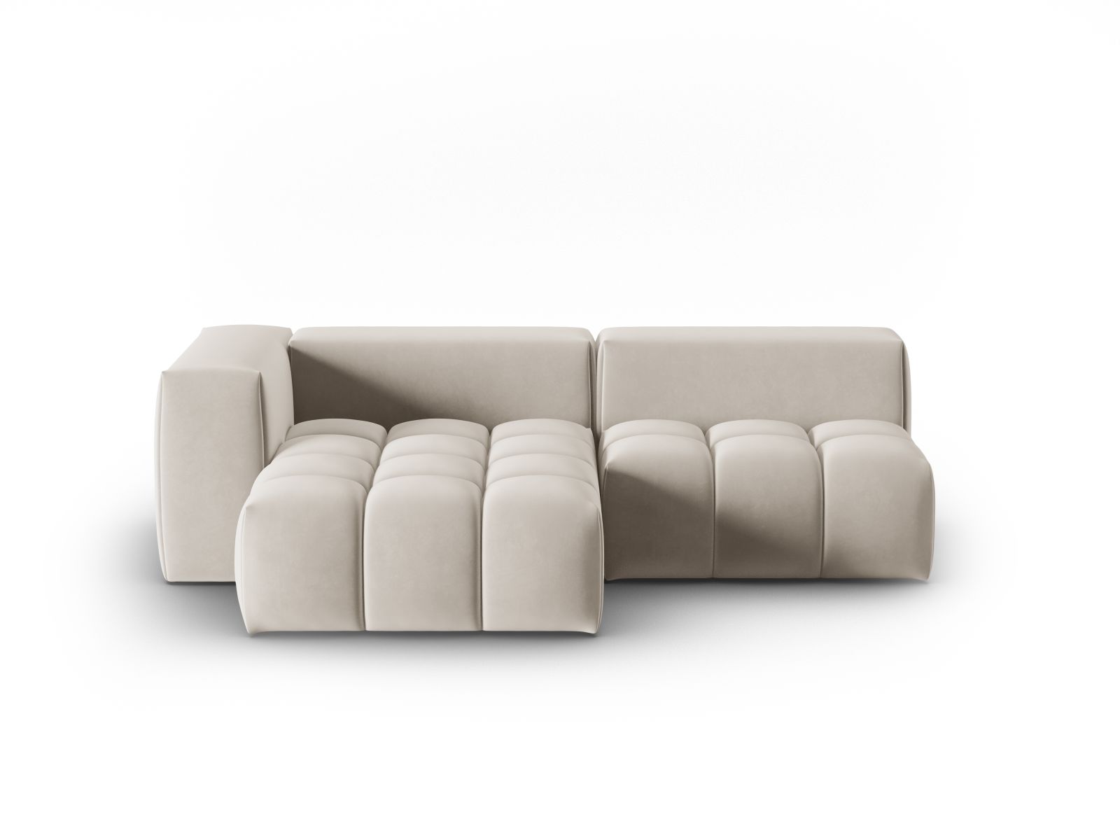 Verona Modular Corner Sofa, 3 Seats, 205x145 cm — Ecru / Left