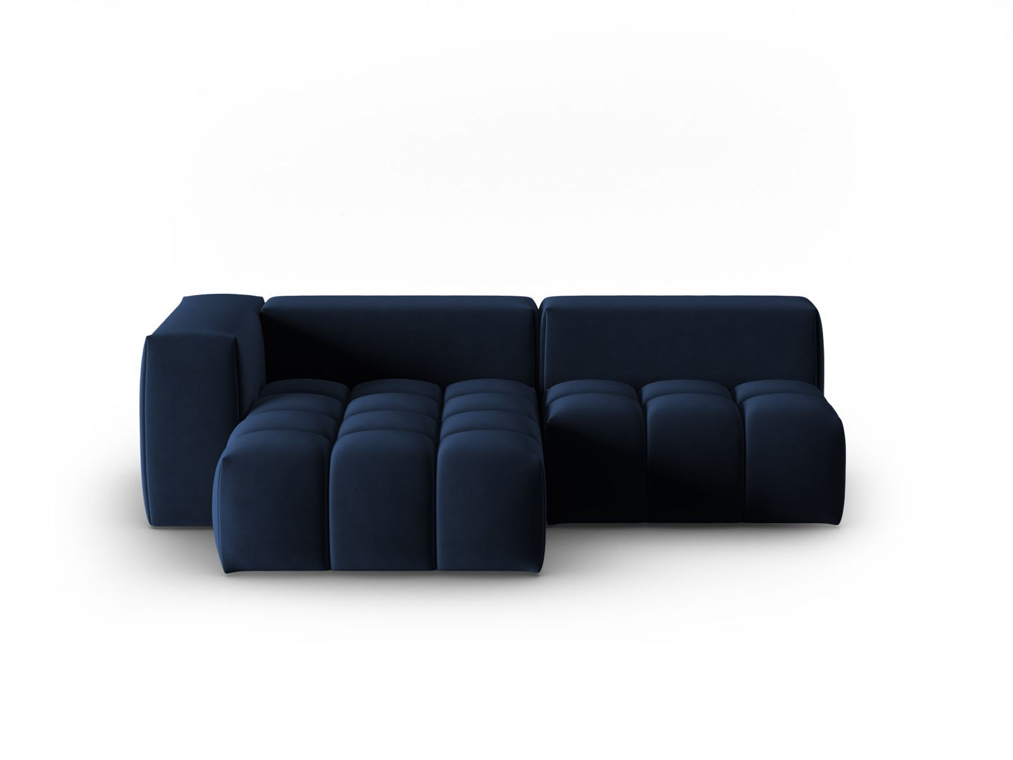 Verona Modular Corner Sofa, 3 Seats, 205x145 cm — Royal Blue / Left